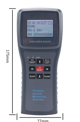 Cititor cip , crotalii electronice, pentru veterinari