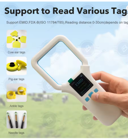 Cititor Microcip Animale – Cititor RFID Profesional pentru Câini, Pisici și Animale de Fermă