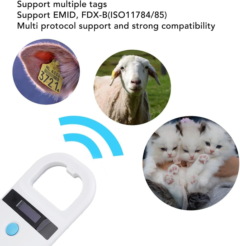 C180B Portable Pet Microchip Scanner, Bluetooth