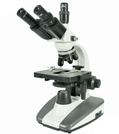 Microscop Biologic Kaselvet 203C Trinocular Profesional cu Mărire 2500X